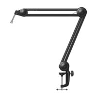 ADJUSTABLE MICROPHONE BOOM ARM  - MICROPHONE BOOM ARM WITH INCLUDED DESK CLAMP